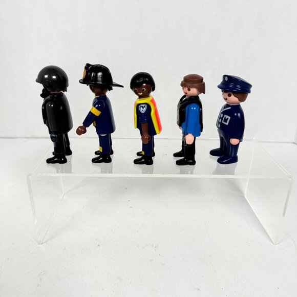 Playmobil Rescue Emergency Crew Lot of 5 Figures Police Fire EMT SWAT Mailman - Picture 5 of 10